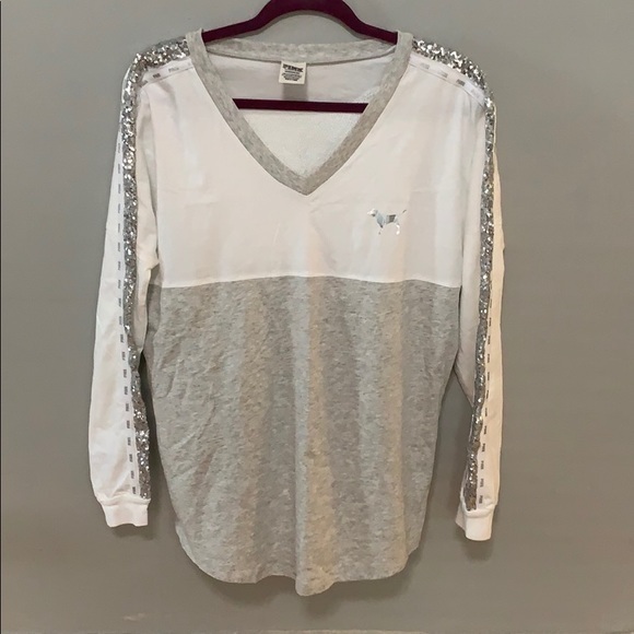 PINK Victoria's Secret Tops - VS PINK bling tee